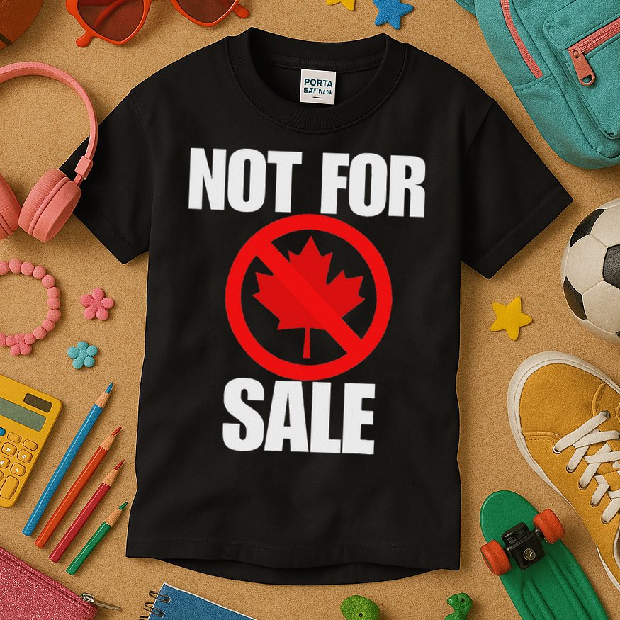 Canada 51st State Not For Sale Kids T-Shirt