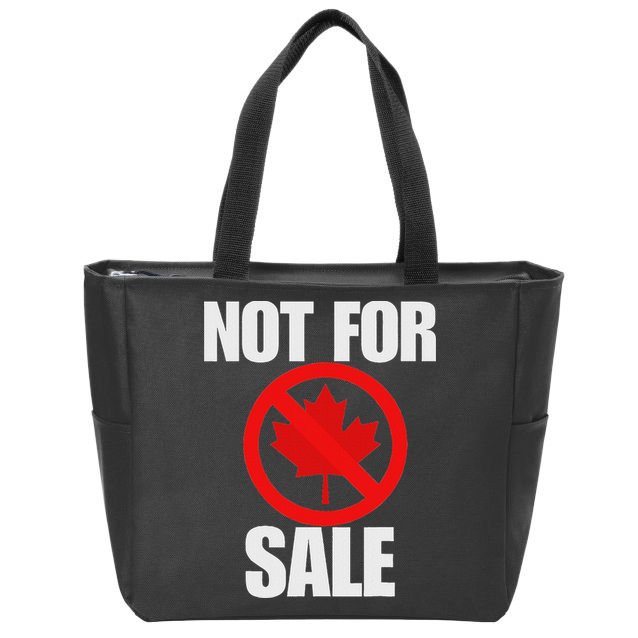 Canada 51st State Not For Sale Zip Tote Bag