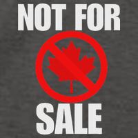 Canada 51st State Not For Sale Vector Backpack