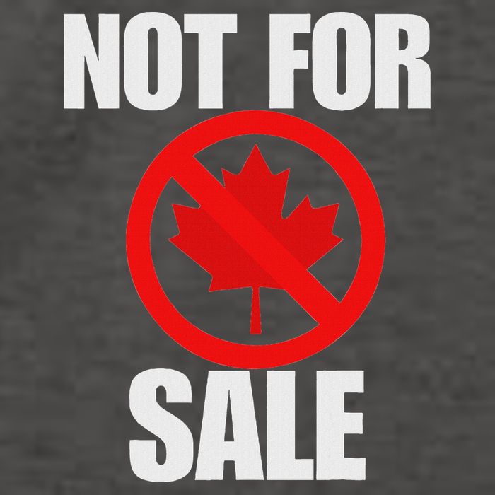 Canada 51st State Not For Sale Vector Backpack