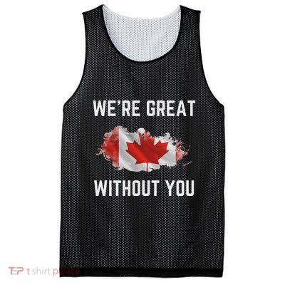 Canada 51st State Not For Sale We’Re Great Without You Mesh Reversible Basketball Jersey Tank