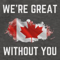 Canada 51st State Not For Sale We’Re Great Without You Vector Backpack