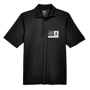 Christmas 5 Stars Xmas Tree IM Working For Chirstmas Break Men's Origin Performance Pique Polo