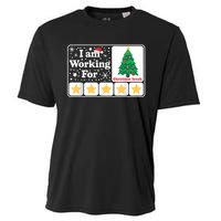 Christmas 5 Stars Xmas Tree IM Working For Chirstmas Break Cooling Performance Crew T-Shirt