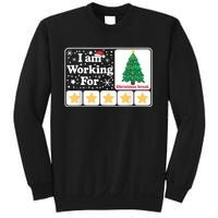 Christmas 5 Stars Xmas Tree IM Working For Chirstmas Break Sweatshirt