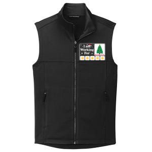 Christmas 5 Stars Xmas Tree IM Working For Chirstmas Break Collective Smooth Fleece Vest