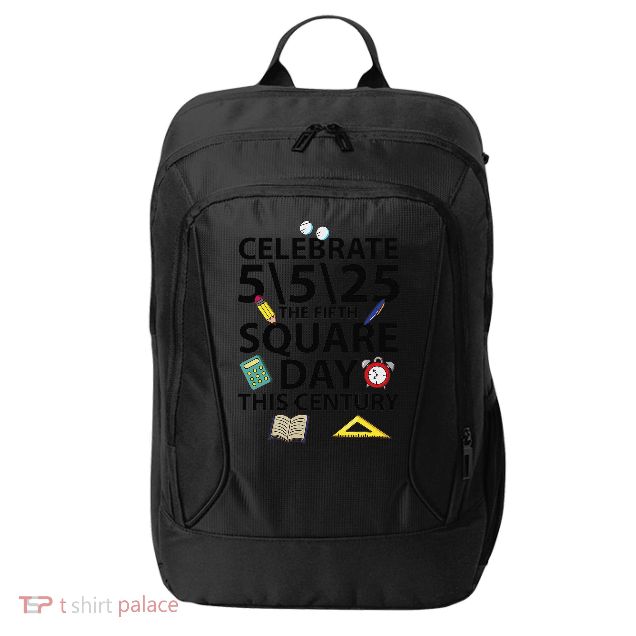 Celebrate 5525  The Fifth Square Root Day This Century City Backpack