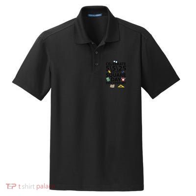 Celebrate 5525  The Fifth Square Root Day This Century Dry Zone Grid Polo