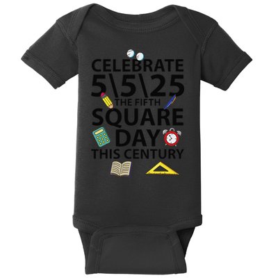 Celebrate 5525  The Fifth Square Root Day This Century Baby Bodysuit