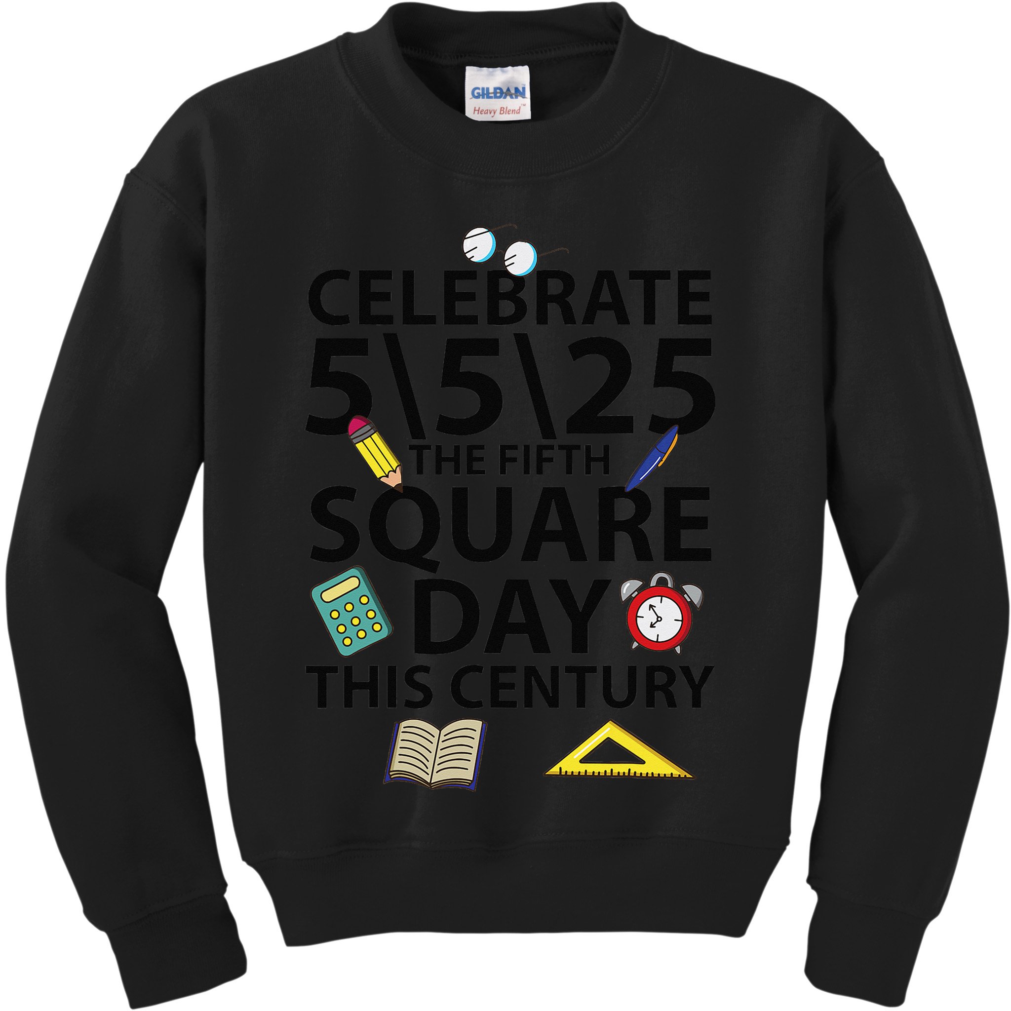 Celebrate 5525  The Fifth Square Root Day This Century Kids Sweatshirt