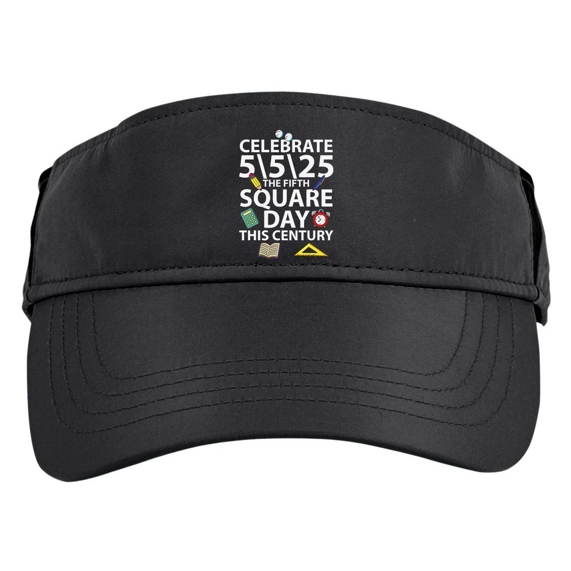 Celebrate 5525  The Fifth Square Root Day This Century Adult Drive Performance Visor