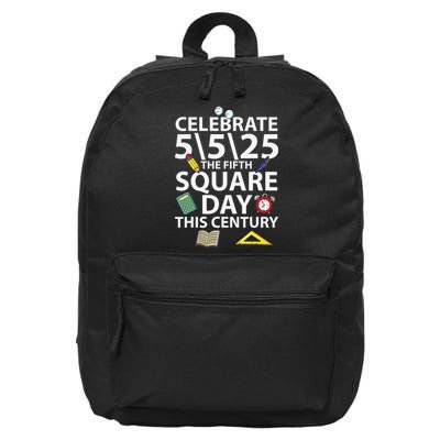 Celebrate 5525  The Fifth Square Root Day This Century 16 in Basic Backpack
