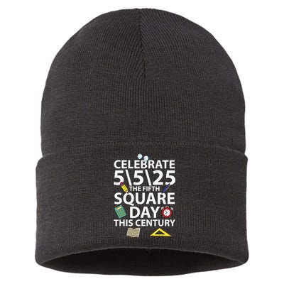 Celebrate 5525  The Fifth Square Root Day This Century Sustainable Knit Beanie