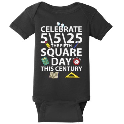 Celebrate 5525  The Fifth Square Root Day This Century Baby Bodysuit