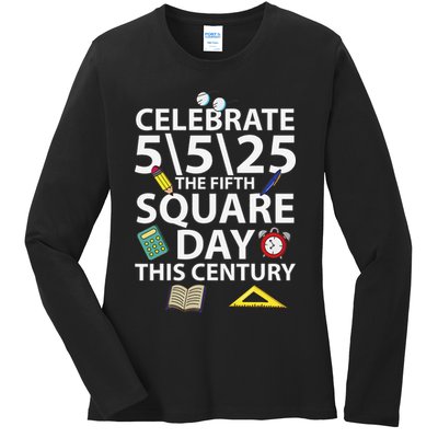 Celebrate 5525  The Fifth Square Root Day This Century Ladies Long Sleeve Shirt