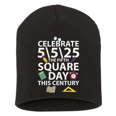 Celebrate 5525  The Fifth Square Root Day This Century Short Acrylic Beanie
