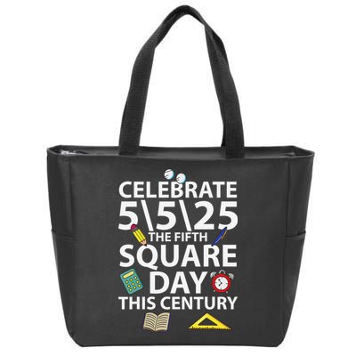 Celebrate 5525  The Fifth Square Root Day This Century Zip Tote Bag