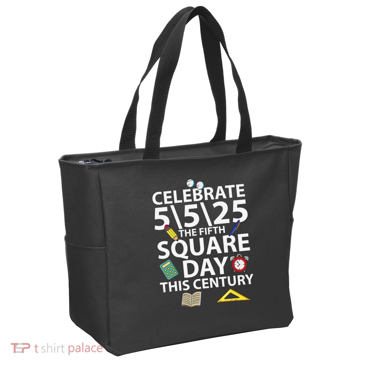 Celebrate 5525  The Fifth Square Root Day This Century Zip Tote Bag