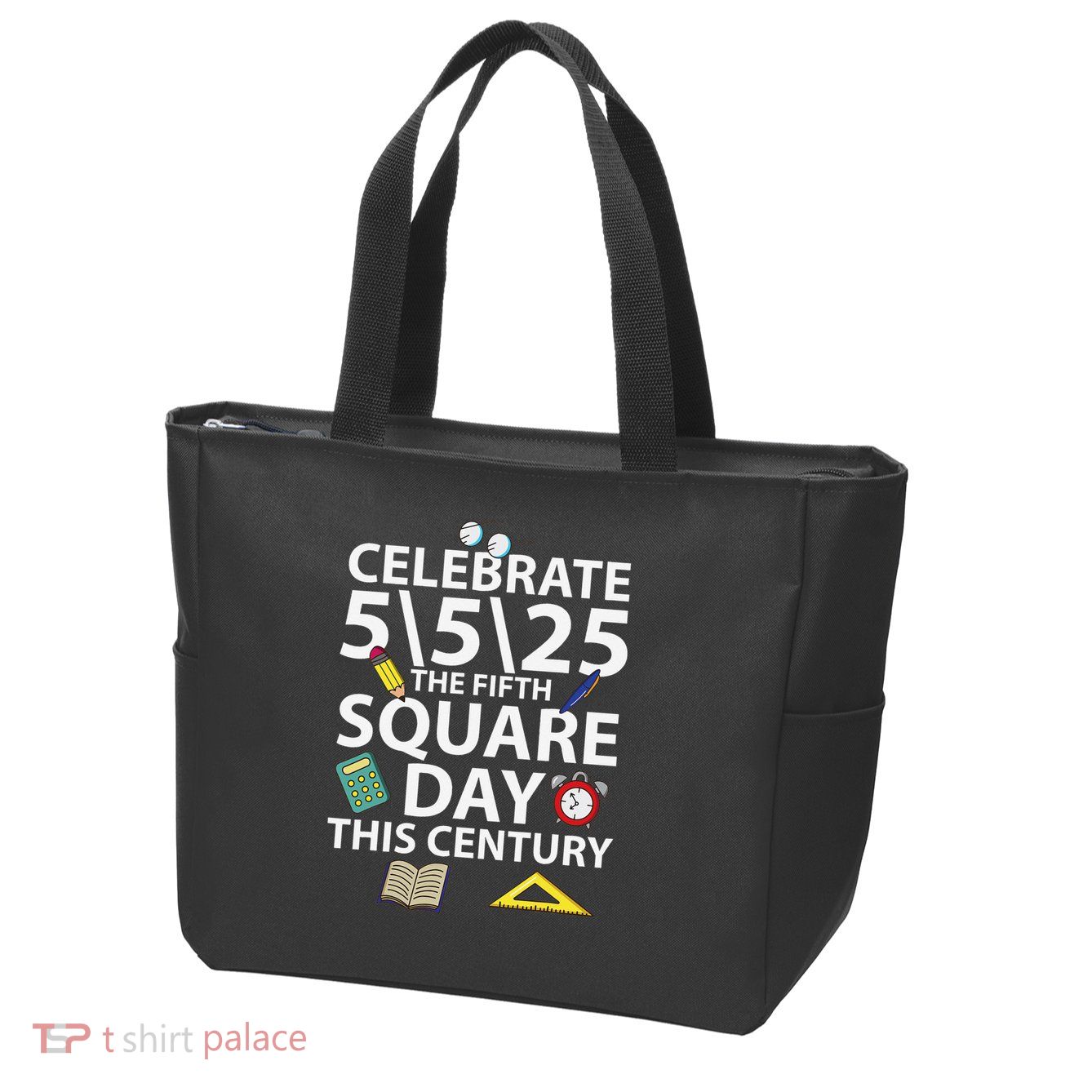 Celebrate 5525  The Fifth Square Root Day This Century Zip Tote Bag
