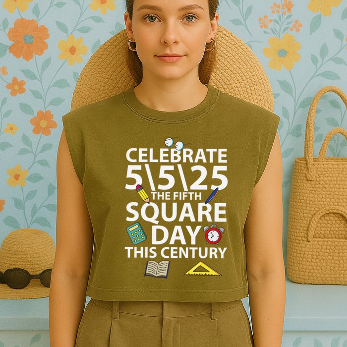 Celebrate 5525  The Fifth Square Root Day This Century Garment-Dyed Women's Muscle Tee