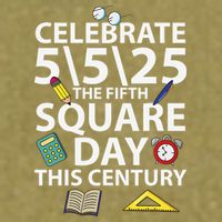 Celebrate 5525  The Fifth Square Root Day This Century Garment-Dyed Women's Muscle Tee