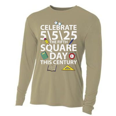 Celebrate 5525  The Fifth Square Root Day This Century Cooling Performance Long Sleeve Crew