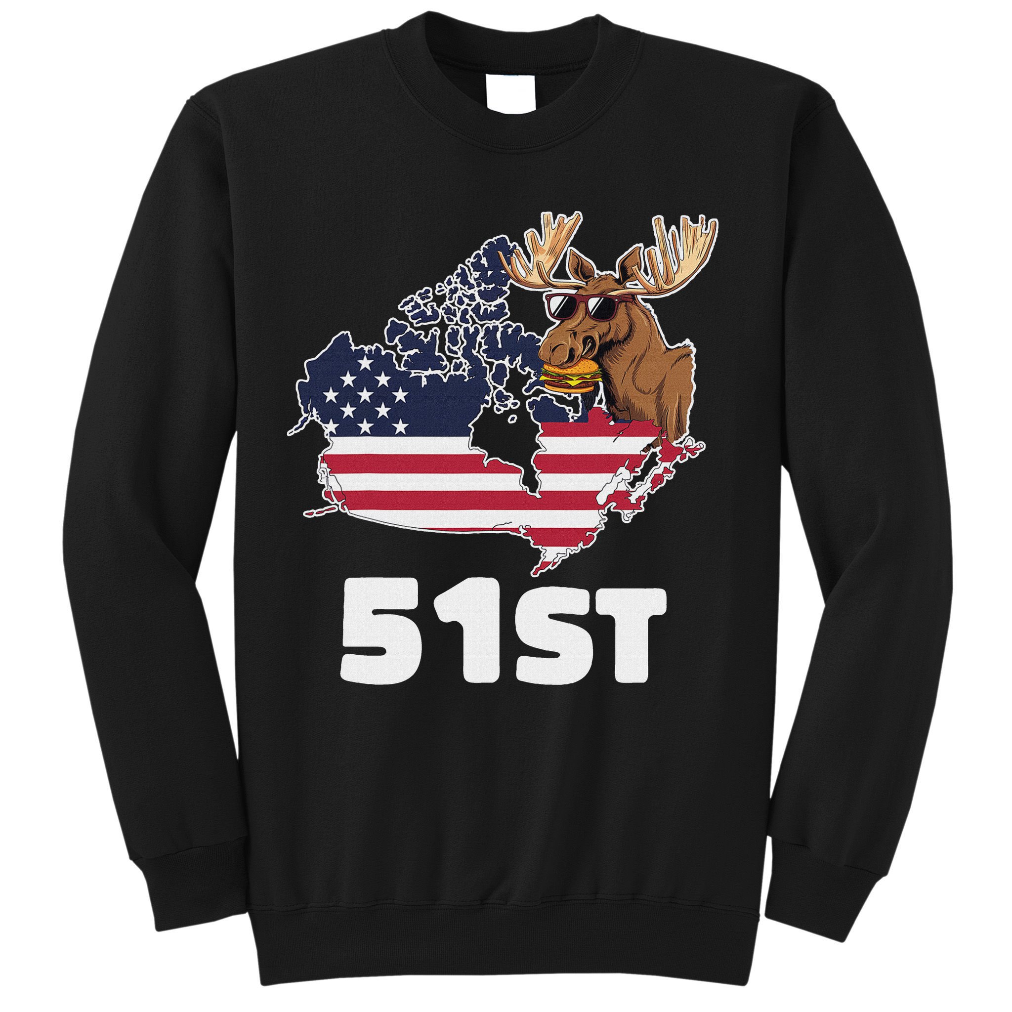 Canada 51st Us State Funny United States Buying Canada Sweatshirt