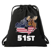 Canada 51st Us State Funny United States Buying Canada Drawstring Bag