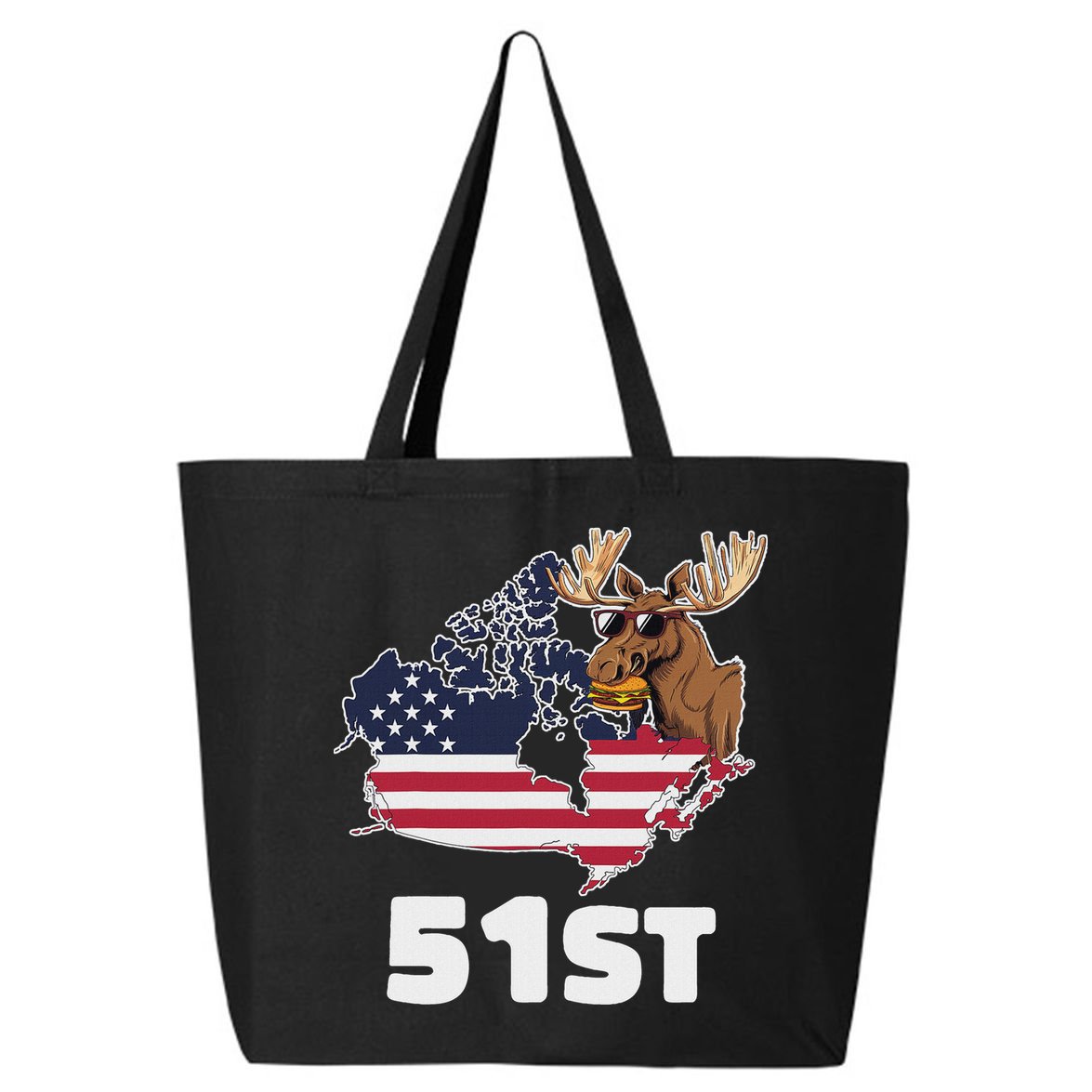 Canada 51st Us State Funny United States Buying Canada 25L Jumbo Tote