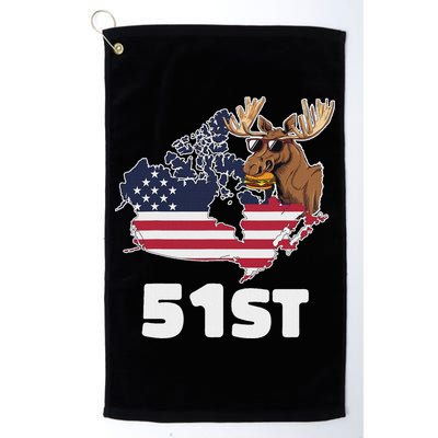 Canada 51st Us State Funny United States Buying Canada Golf Towel