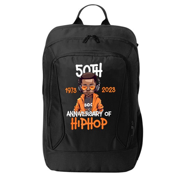 Celebration 50 Years Hip Hop 50th Anniversary Hip Hop Gift City Backpack