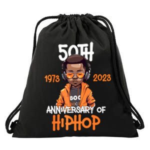 Celebration 50 Years Hip Hop 50th Anniversary Hip Hop Gift Drawstring Bag