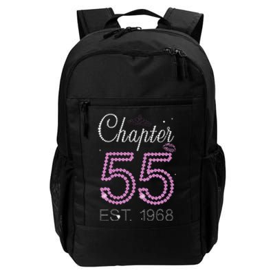 Chapter 55 Years Est 1968 55th Birthday For Womens Daily Commute Backpack