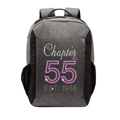 Chapter 55 Years Est 1968 55th Birthday For Womens Vector Backpack