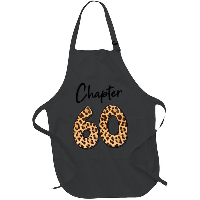 Chapter 60 Anniversary Leopard 60th Birthday Party Crew Apron