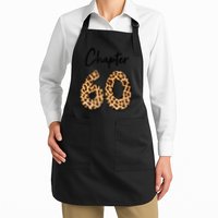 Chapter 60 Anniversary Leopard 60th Birthday Party Crew Apron