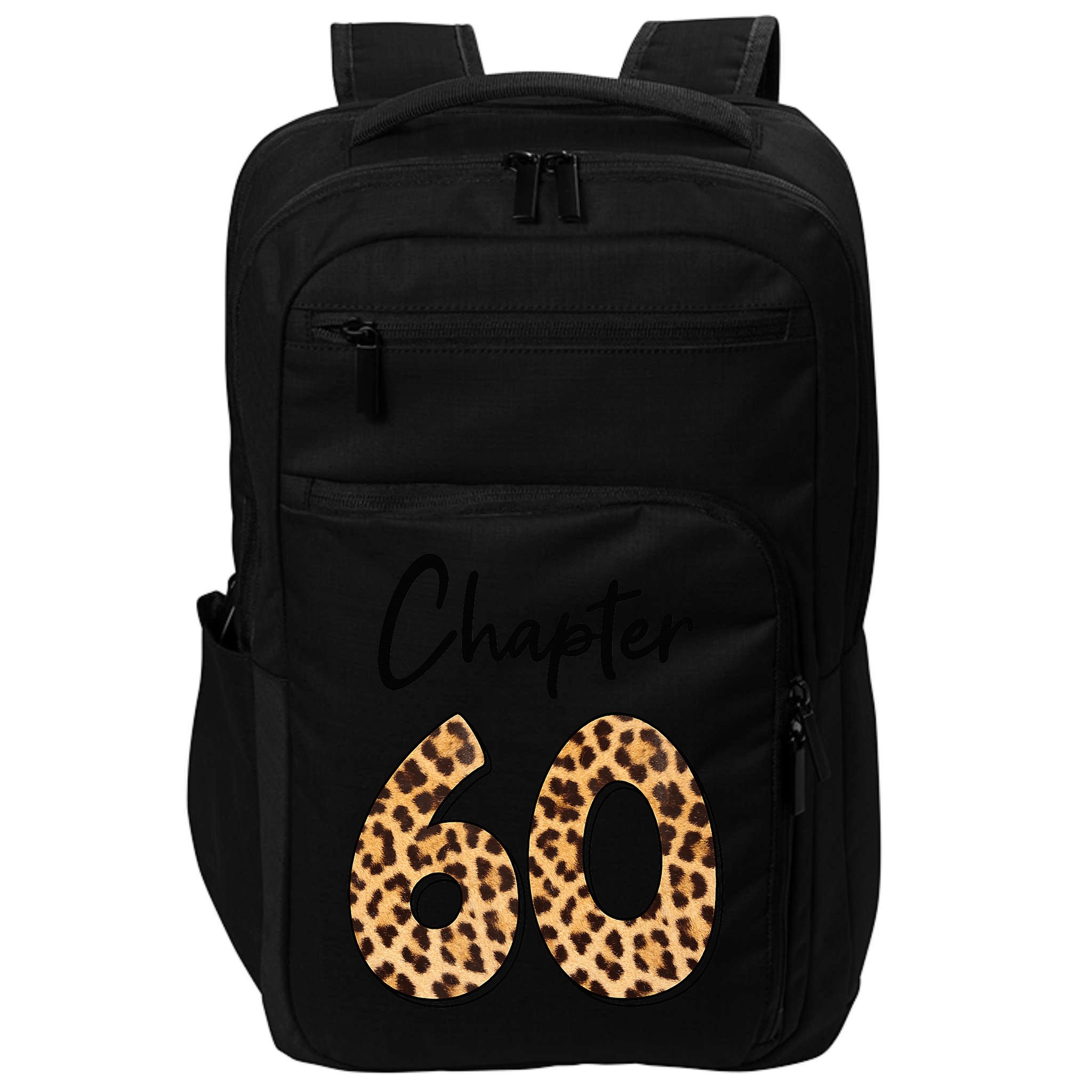 Chapter 60 Anniversary Leopard 60th Birthday Party Crew Impact Tech Backpack