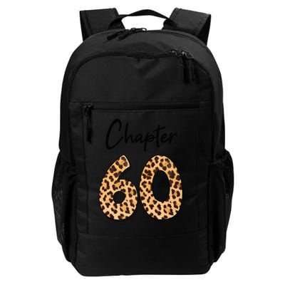 Chapter 60 Anniversary Leopard 60th Birthday Party Crew Backpack