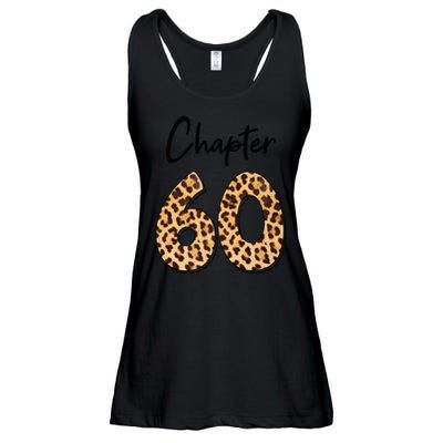 Chapter 60 Anniversary Leopard 60th Birthday Party Crew Ladies Essential Flowy Tank