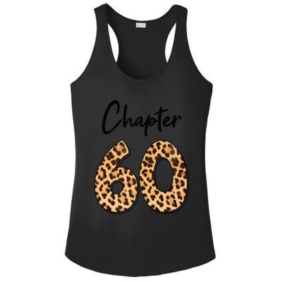 Chapter 60 Anniversary Leopard 60th Birthday Party Crew Ladies PosiCharge Competitor Racerback Tank