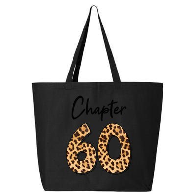 Chapter 60 Anniversary Leopard 60th Birthday Party Crew 25L Jumbo Tote