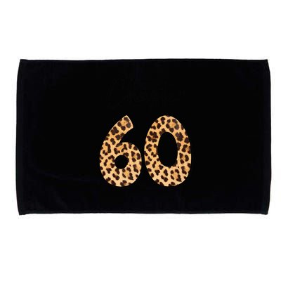 Chapter 60 Anniversary Leopard 60th Birthday Party Crew Microfiber Hand Towel