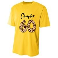 Chapter 60 Anniversary Leopard 60th Birthday Party Crew Youth Performance Sprint T-Shirt