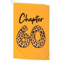 Chapter 60 Anniversary Leopard 60th Birthday Party Crew Golf Towel