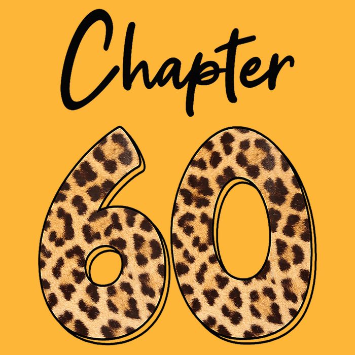 Chapter 60 Anniversary Leopard 60th Birthday Party Crew Short Acrylic Beanie