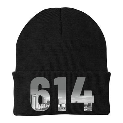 Columbus 614 Area Code Skyline Ohio Vintage Beanie
