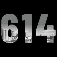Columbus 614 Area Code Skyline Ohio Vintage Toddler T-Shirt
