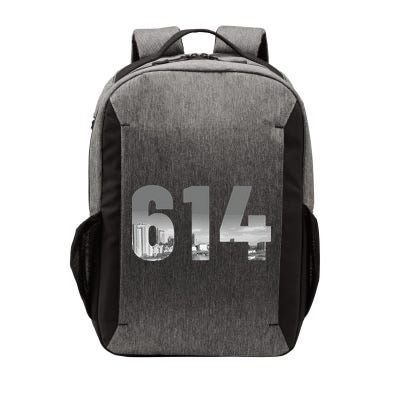 Columbus 614 Area Code Skyline Ohio Vintage Vector Backpack