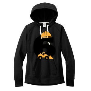  6th Birthday Construction Gift For Birthday Boy Women's Fleece Hoodie