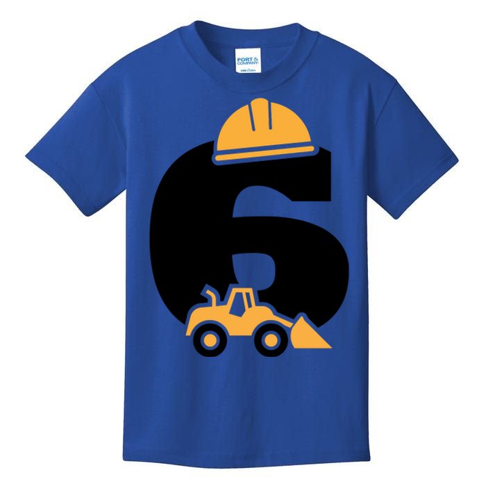  6th Birthday Construction Gift For Birthday Boy Kids T-Shirt